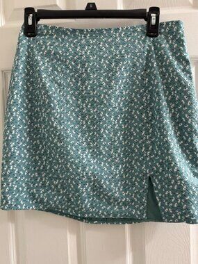 Floral Mini Skirt Medium M